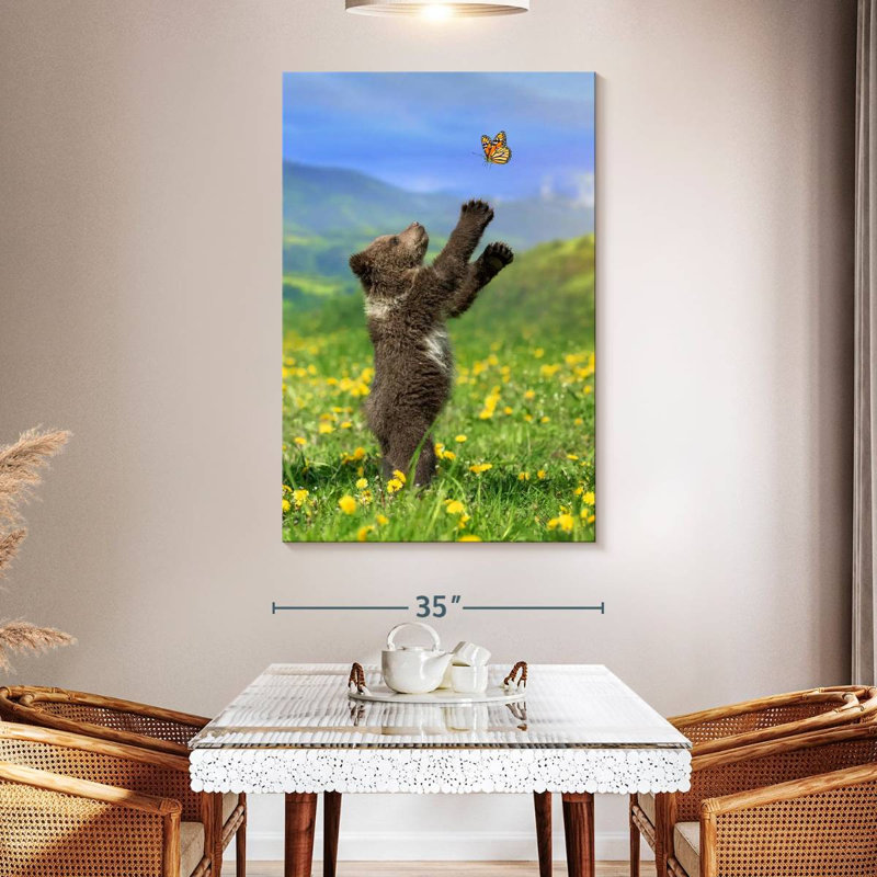 Friendly Bear, 51" H x 34" W