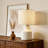 Mathel Cream Ceramic Table Lamp-1063638405