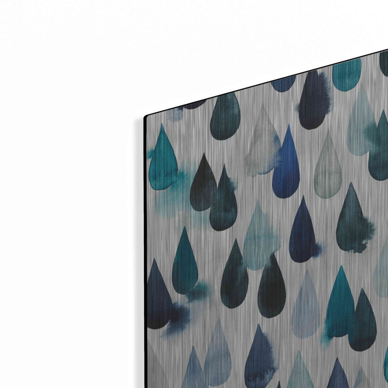 «Water Drops I» par Grace Popp, H 16 po x l 12 po