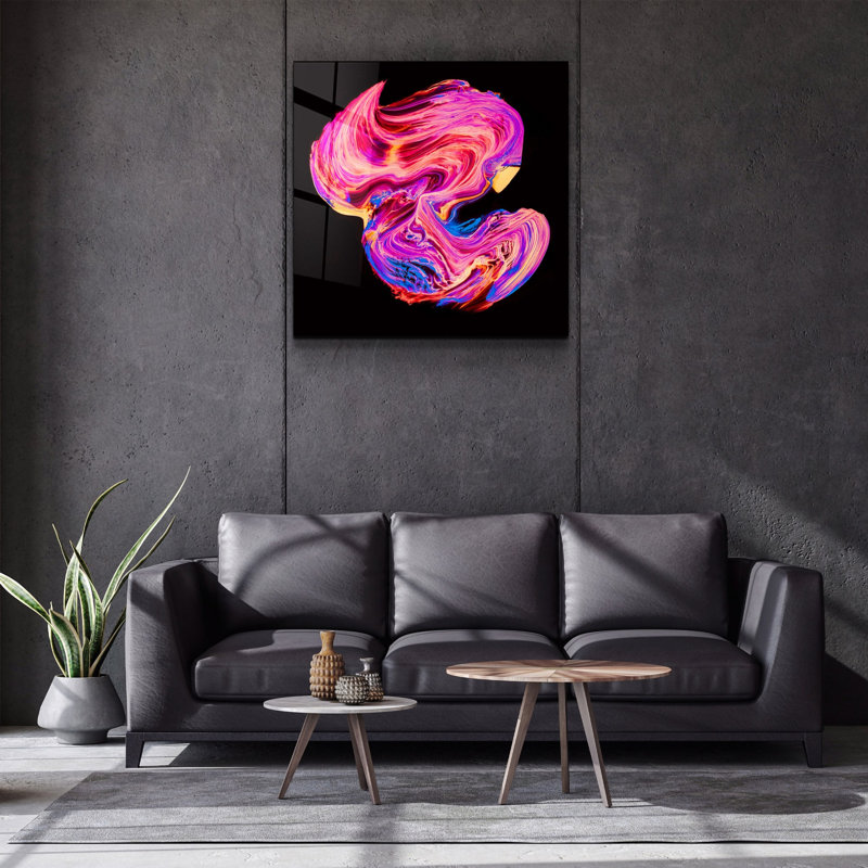 Peinture décorative en verre trempé