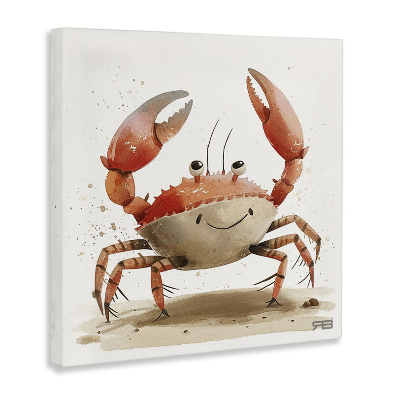 «Happy Beach Crab» par Roozbeh Bahramali, H 17 po x l 17 po