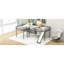 Lit mezzanine simple en L avec glissade, gris - Maximisez le confort de votre chambre à coucher-911732048