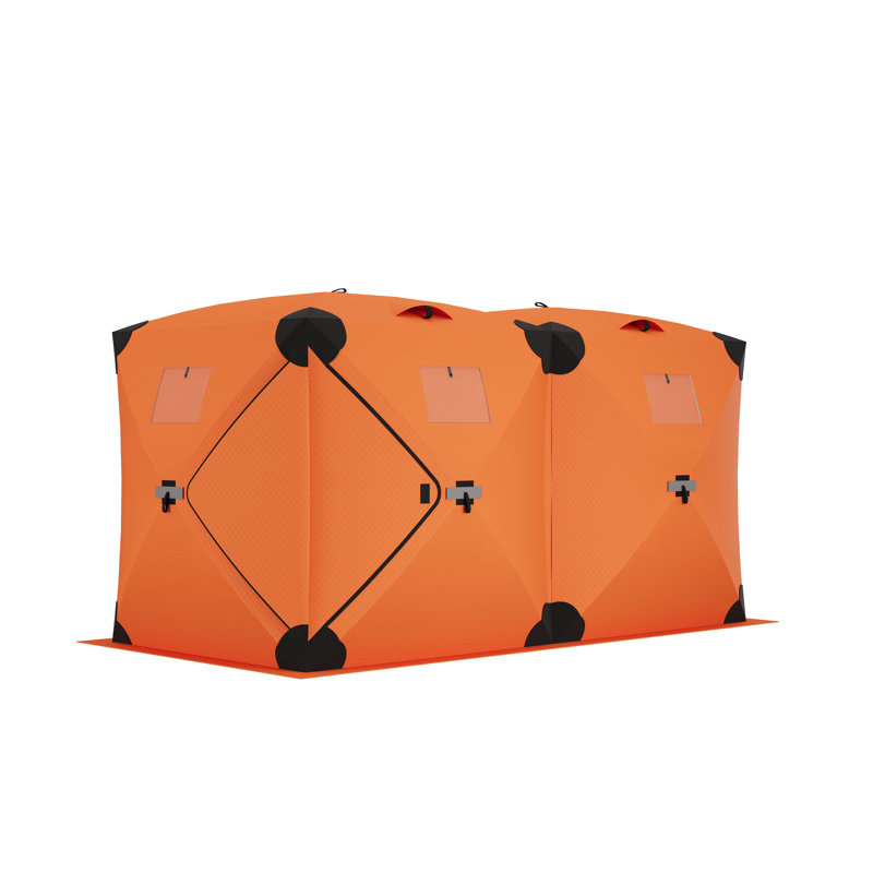 Abri de pêche portatif Pop Up Ice avec tissu imperméable Oxford
