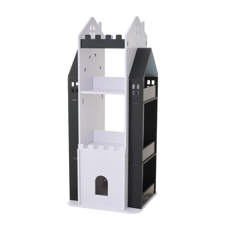 PVC Wood Plastic Board + Co-extruded Board + ABS Kids Bookcase,  41.7" H x 17.72" W x 17.72" D