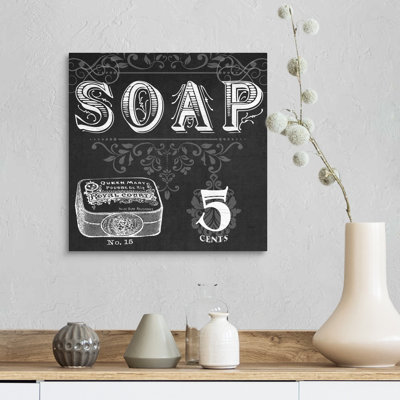 " Chalkboard Bath Signs I "