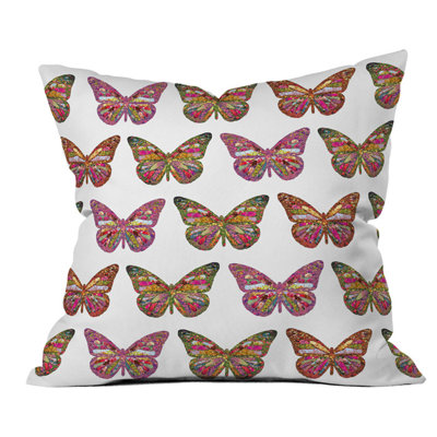 Butterflies Fly Throw Pillow