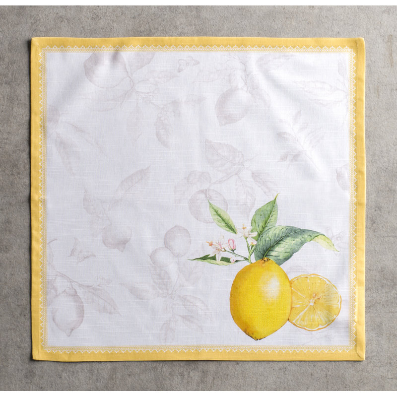Maison d'Hermine Limoncello 100% Cotton Napkins - 20" x 20"