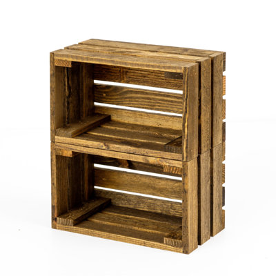 Caisse en bois massif Loon Peak®