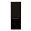 Armoire à pharmacie simple H 32 po, deux tablettes extérieures, deux tablettes intérieures, noir