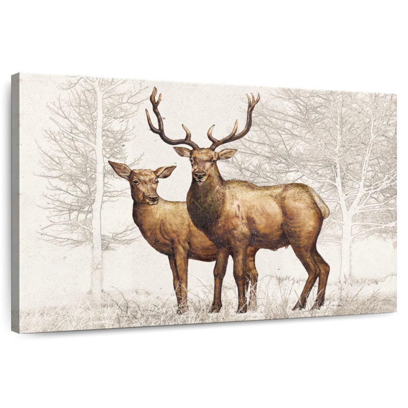 White Christmas Lodge II, 32" H x 48" W