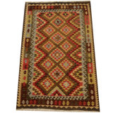 Tapis olive / rouille Azpeitia