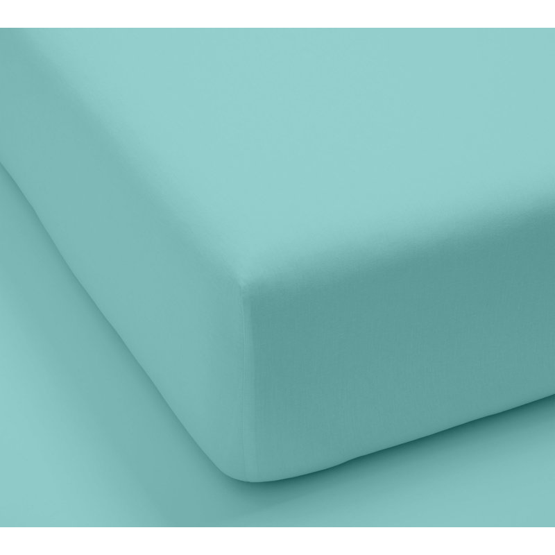 Monte Carlo Egyptian Cotton Sheet Set, Aqua, Twin