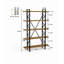 Keir 185cm H x 120cm W Steel Etagere Bookcase