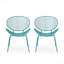 Chaise d'extérieur moderne (ensemble de 2)-840383938