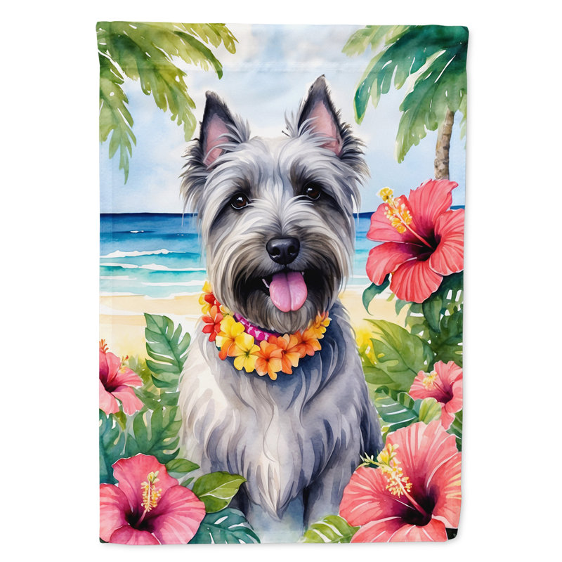 Drapeau pour animal à double face H 40 po x l 28 po