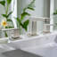 Robinet de salle de bain espacé avec ensemble de bonde Lulani-56212322