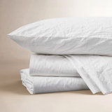 Organic Crinkled Percale Sheet Set