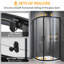 Liberatore 1200mm W x 1850mm H Sliding Framed Shower Door with Clear Glass