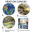 Coucher de soleil bleu - art mural bleu-915694816-915694825-915694824
