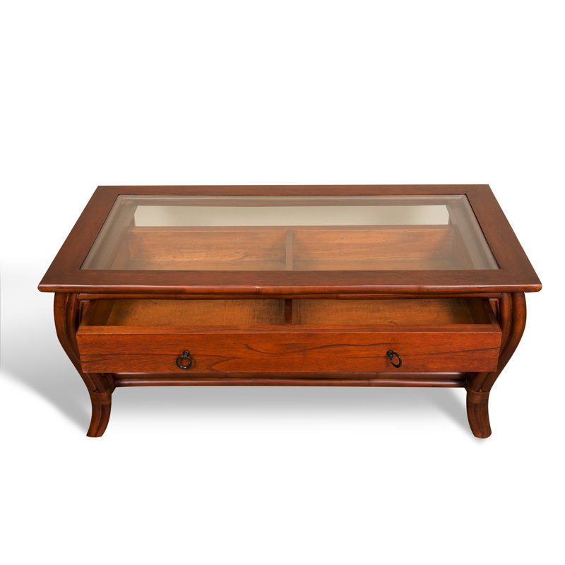 Burien Glass Top Single Coffee Table