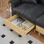 Canapé-lit confortable et polyvalent avec armoire de rangement pour plusieurs pièces
