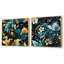 Ashbourne - Ensemble de 2 collages floraux et botaniques carrés-101860268-101860269