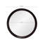 Miroir mural 20 po x 1,5 po en bois de manguier. Article de décoration de salle de bain et de vestibule. Cadre solide de 19,8 po x 19,8 po x 1,3 po, 4,3 lb, décor transitionnel brun foncé de 20 po pour le vestibule. Couleur-926220536-926220541