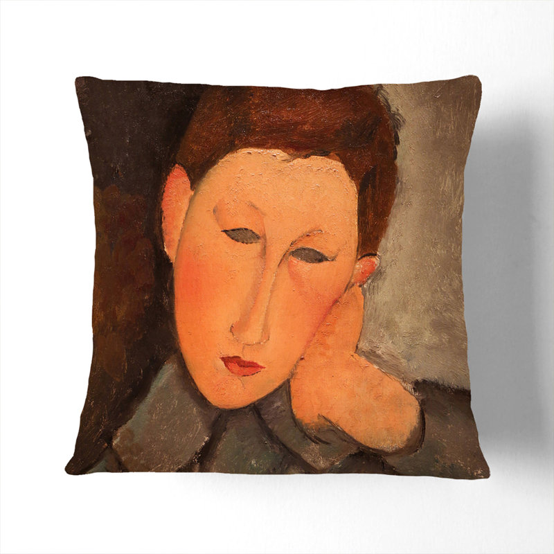 Square Cushion, 40cm H x 40cm W x 15cm D, White