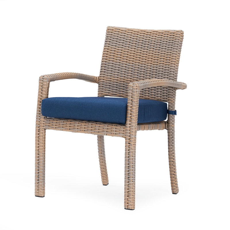 Ensemble repas extérieur Sunbrella Midbury - bleu Laguna