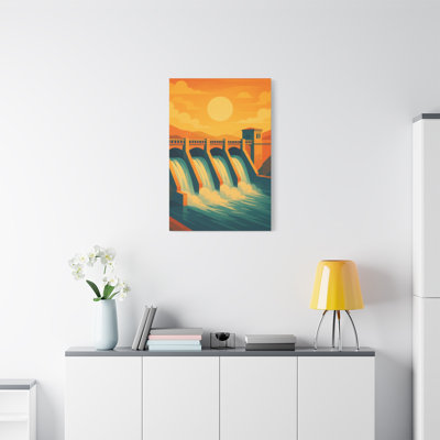 Apel Single Picture Frame Print on Canvas
