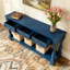 Console en bois avec 3 tiroirs et 3 tablettes inférieures pour canapé d'entrée très épais-1503220089-1503220067