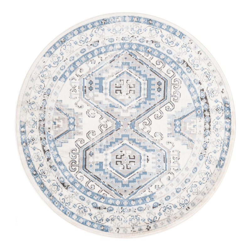 Charlotte Oriental Indoor Rug, Round 5'3"