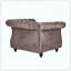Fauteuil club Chesterfield pour un siège confortable dans le salon ou le salon