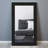 Rectangle Leather Floor Mirror-19763671