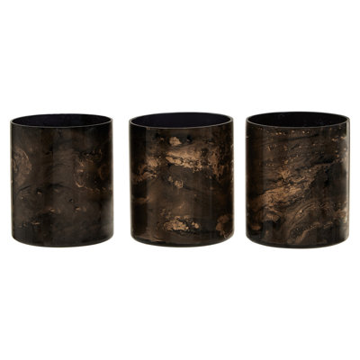 9 cm H Marble Tabletop Tealight