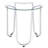 Dutton Chrome 3-piece Round Coffee Table Set