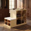 Armoire de rangement pour chaussures avec banc et tablette