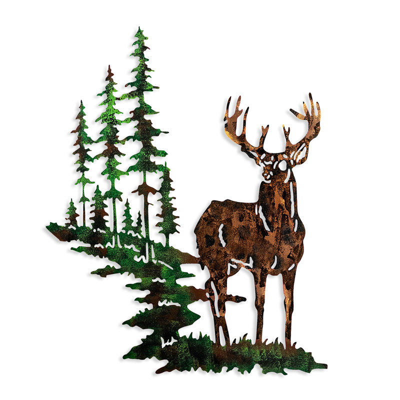 Handmade Decorative Metal Wall Accessory, 25.6 x 31.1 inches | 100% Metal, Thickness: 0.06 inches | Unique Hand-Painted Design, Variations in Color & Texture | Perfect for Home Décor, Living Room & Office Spaces