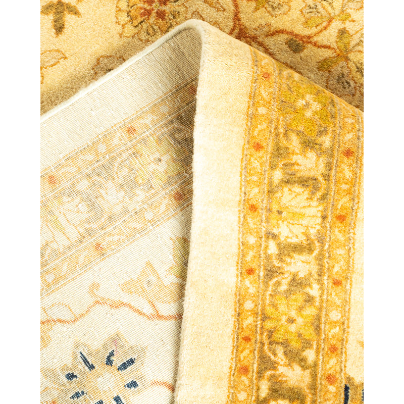 Tapis unique en laine noué à la main 9 pi 3 po x 11 pi 9 po Hayner