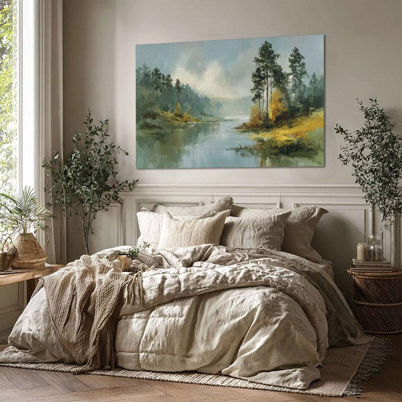 Art mural sur toile Endless Snowfall, L 48 po x H 32 po