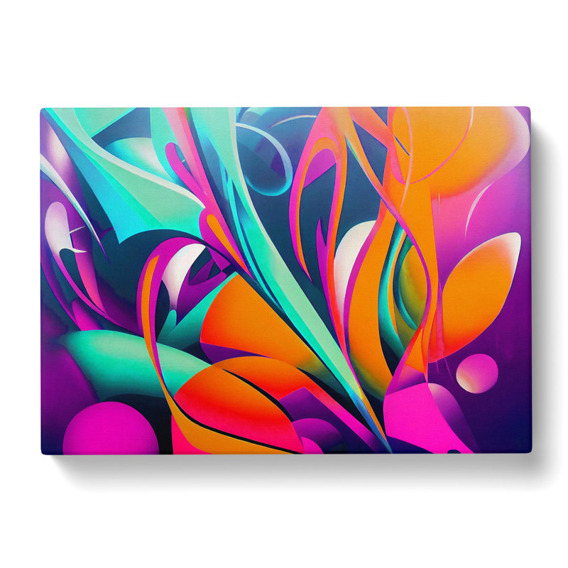 Graffiti Art Vol.2 - Wrapped Canvas Print, 50cm H x 76cm W x 3cm D