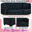 Canapé Chesterfield classique capitonné à trois places avec garniture cloutée et confort profond-1621291649