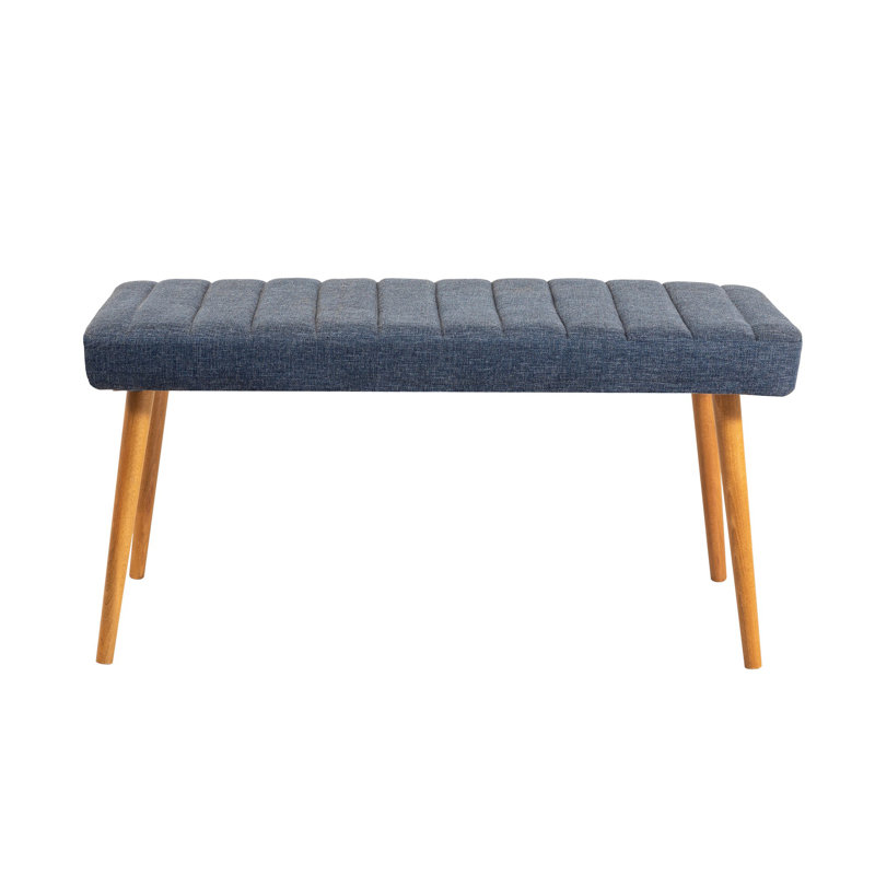 Caruso 4 - Person Dining Set, Atlantic Pine, Atlantic Pine,  Navy Blue