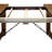 Isaac Transitional Medium Oak Wood Dining Table Seats 6