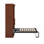 Lit escamotable simple avec armoire murale