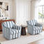 Bronnen Big And Wide Upholstered Cushion Swivel Armchair with Removable Back and Seat Cushion-1710195099