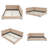 85.5 Inch W Queen Size Upholstered Tufted Daybed Frame With Backrest And Armrests Black Velvet-1755589750