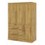 Armoire penderie 4 portes avec tiroirs de rangement-2004764605