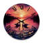 Horloge murale Swans in Love-1649775176