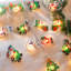 Luminaires suspendus Kamilyah 2-en-1 décorations 3D, guirlandes de Noël, à piles et USB